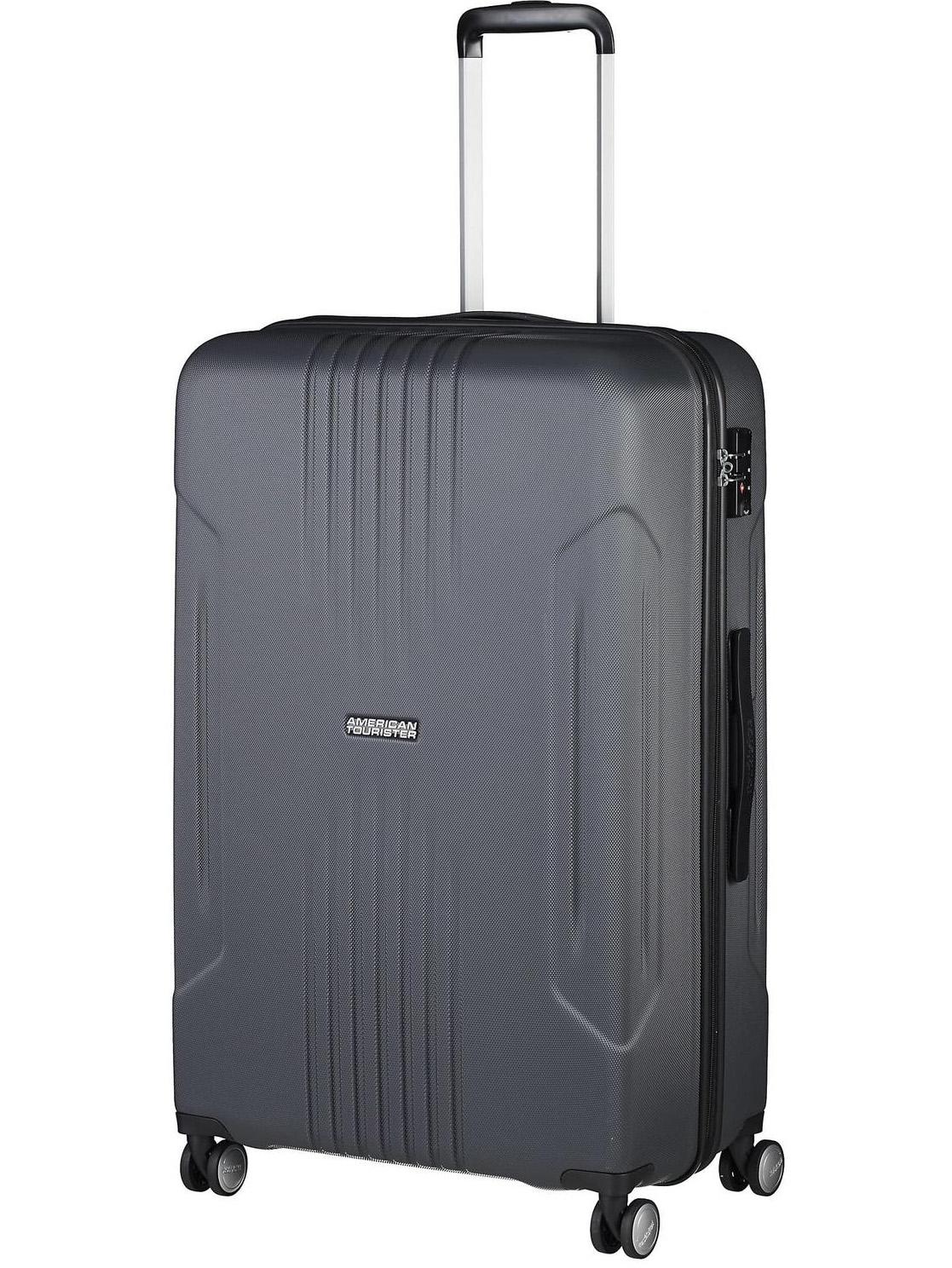 AMERICAN TOURISTER Summer session bagaglio a mano morbido spinner - 55 cm -  grigio lime - Boscaini Scarpe