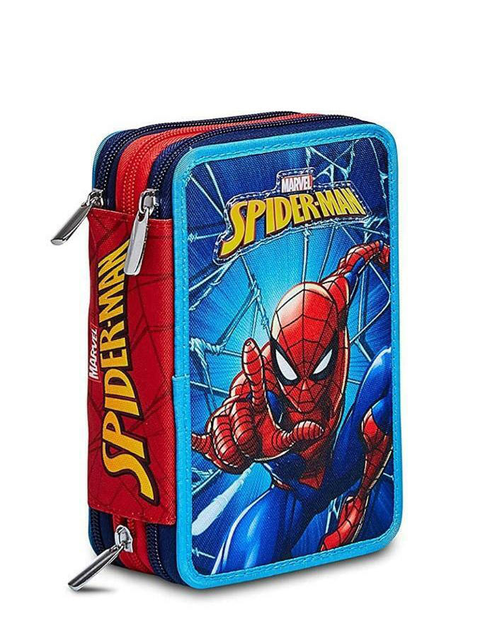 Spiderman Wall Crawler Astuccio Con Kit Scolastico Completo Bluedeep -  Acquista A Prezzi Outlet!