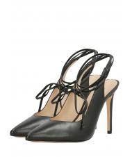 GUESS CAMPIONARIO - BRIOLA D&eacute;collet&eacute; in pelle  NERO - Scarpe Donna - 1