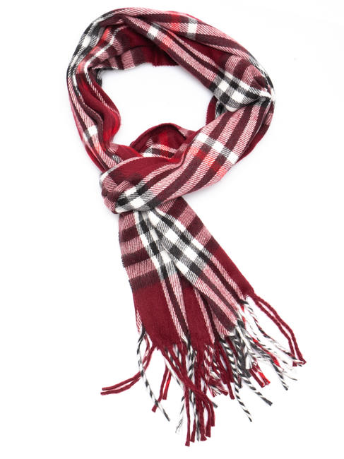 TIMBERLAND Tartan scarf Sciarpa in acrilica WINETASTING - Sciarpe