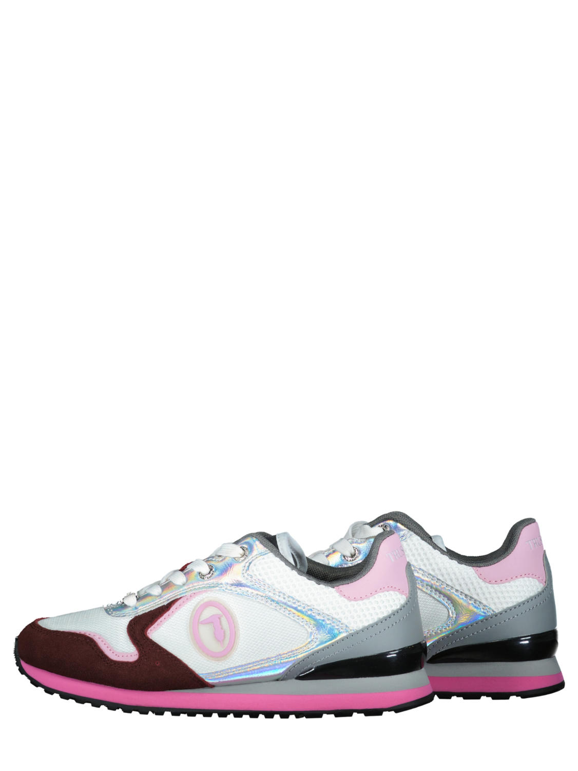 Trussardi Kiwi Mix Sneakers White/Pink - Acquista A Prezzi Outlet!