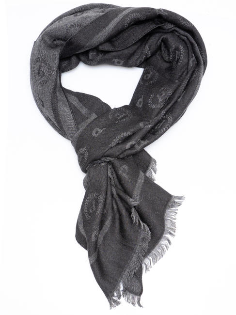 sciarpa donna POLLINI sciarpa jacquard 180x50 Nero Nero Q070422D0P2031V.008
