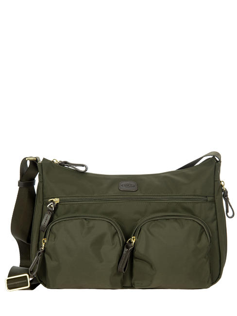 BRIC’S X-BAG Borsa a tracolla, espandibile oliva/moro - Borse Donna