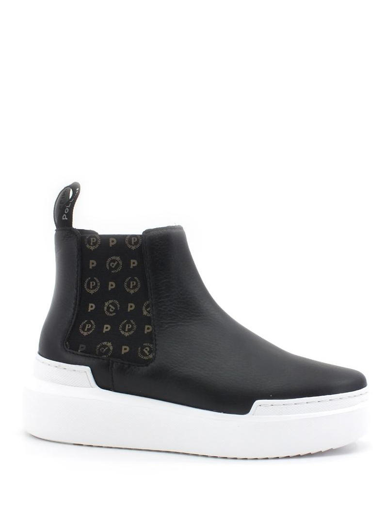 Pollini Heritage Nuke Elastic Sneaker A Stivaletto Nero - Acquista Su Le  Sac!