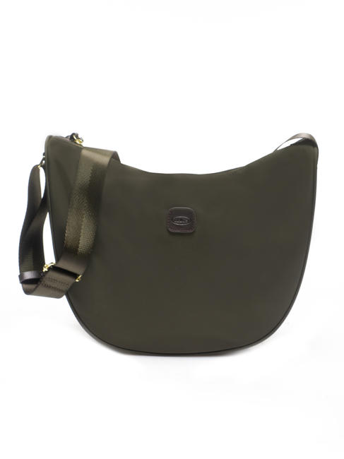BRIC’S X-COLLECTION Borsa a tracolla oliva/moro - Borse Donna