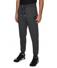 Calvin Klein Pantalone Tuta Oversize In Cotone Biologico Darkgreyheather -  Acquista A Prezzi Outlet!