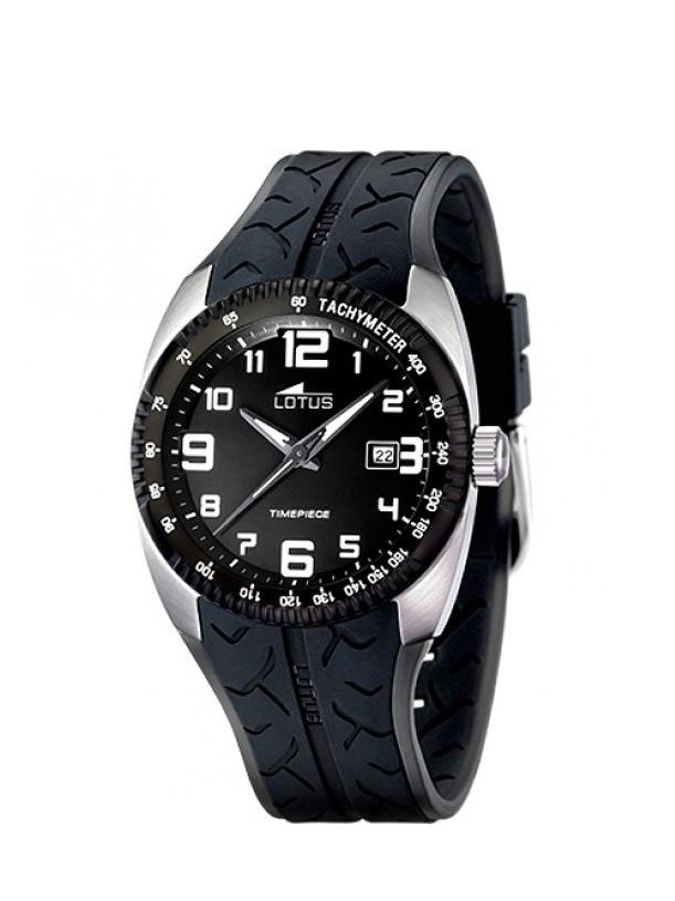 Lotus Orologio Da Uomo Solo Tempo Con Ghiera Tachimetrica Nero - Acquista A  Prezzi Outlet!