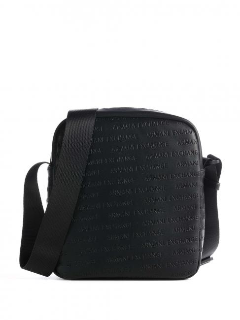 Armani Exchange Logo Embossed Borsello A Tracolla Nero - Acquista A Prezzi  Outlet!