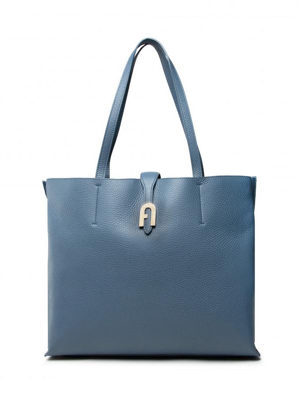 SOFIA - Shopping Bag - Pelle nera e fodera rossa - Cokkodrilla