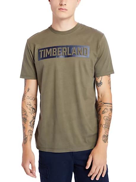 TIMBERLAND SS 3D EMBOSSED T-shirt logo in rilievo grapleaf - T-shirt Uomo