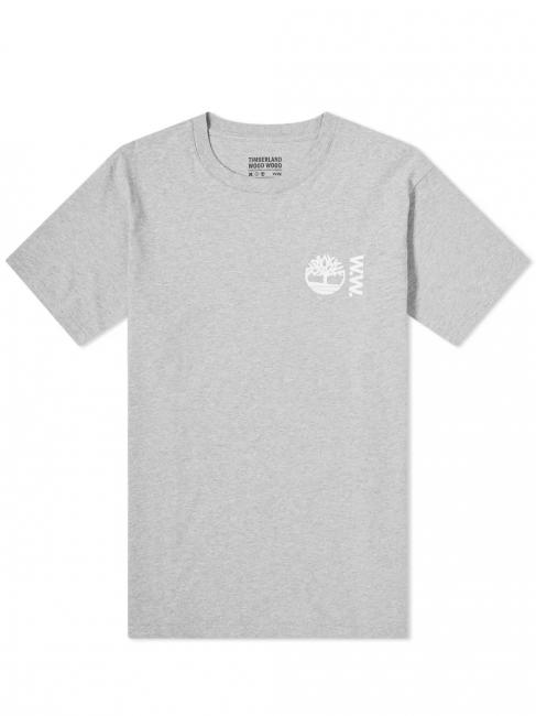 TIMBERLAND WW T-shirt in cotone medium grey heather - T-shirt Uomo