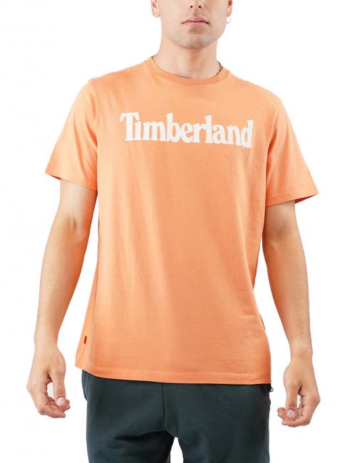 TIMBERLAND KENNEBEC LINEAR T-shirt in cotone copper tan - T-shirt Uomo