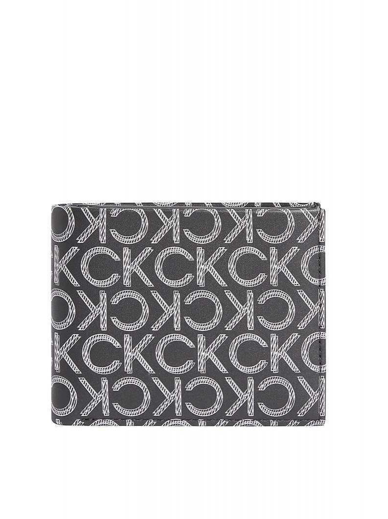 Portafogli nero da donna con taschino portamonete sul retro - CALVIN KLEIN  - Pavidas