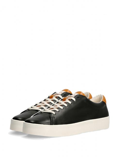 GUESS patricia sneaker in pelle Low leather sneakers NERO - Scarpe Donna
