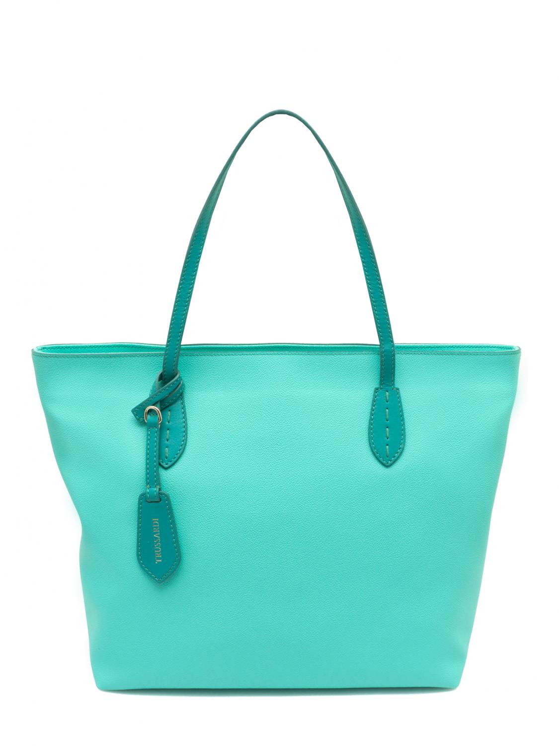 Borsa shopper Trussardi Jeans donna con logo linea Lisbona 75B00961
