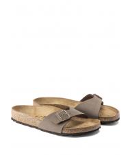 BIRKENSTOCK MADRID BIRKIBUC Sandalo ciabatta mocca - Scarpe Unisex - 1