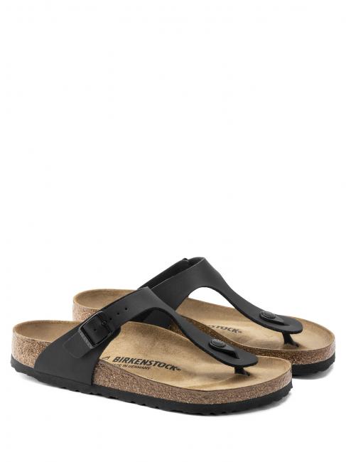 BIRKENSTOCK GIZEH BIRKO-FLOR Sandalo infradito black - Scarpe Unisex