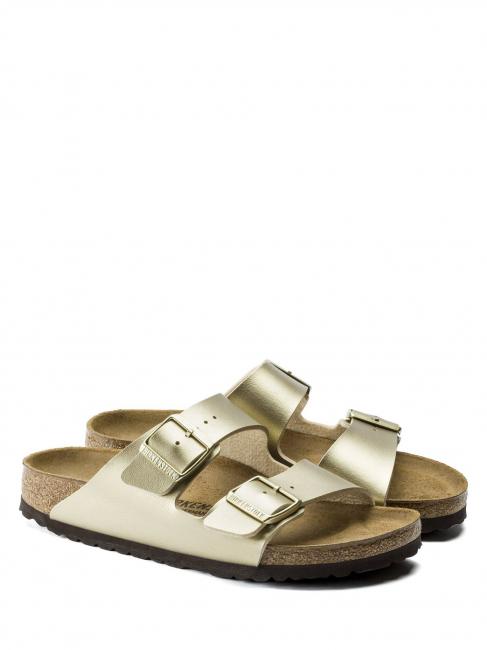 BIRKENSTOCK ARIZONA BIRKO-FLOR Sandalo ciabatta gold - Scarpe Unisex