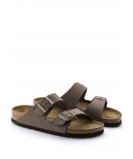 BIRKENSTOCK ARIZONA BIRKO-FLOR NUBUK Sandalo ciabatta - Scarpe Unisex