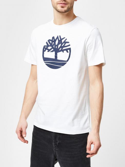 TIMBERLAND KBEC RIVER T-shirt a mezze maniche white - T-shirt Uomo