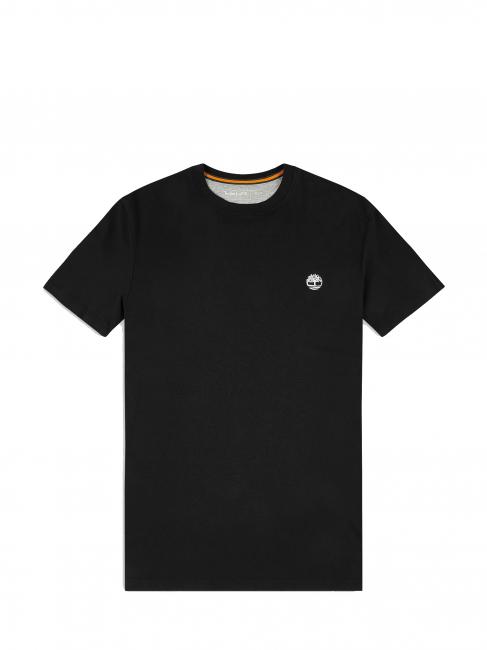 TIMBERLAND SS DUNRIVER CREW T-shirt in cotone NERO - T-shirt Uomo