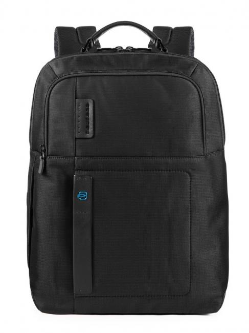 PIQUADRO Zaino P16, porta PC 15.6" CHEVRON/NERO - Zaini da lavoro porta PC