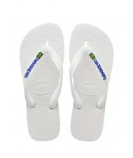 HAVAIANAS BRASIL LOGO Infradito  white - Scarpe Unisex - 1