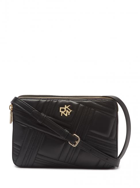 DKNY ALICE Mini bag a tracolla in pelle blk/gold - Borse Donna