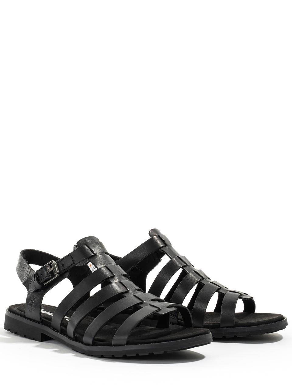 Timberland Chicago Fisherman Sandali In Pelle Jetblack - Acquista A Prezzi  Outlet!