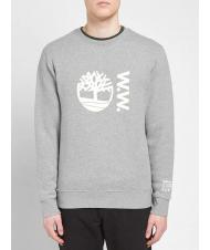 TIMBERLAND WW SWEAT Felpa girocollo medium grey heather - Felpe Uomo - 1