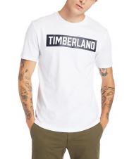 TIMBERLAND SS 3D EMBOSSED T-shirt logo in rilievo white - T-shirt Uomo - 1
