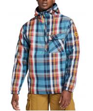 TIMBERLAND FIELD TRIP PLAID Giubbino reversibile con cappuccio adriatic/blue/yd - Giacche Uomo - 1