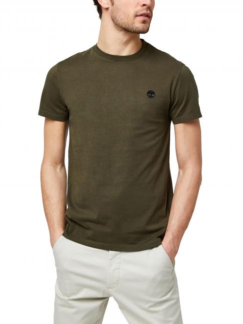TIMBERLAND SS DUNRIVER CREW T-shirt in cotone grapleaf - T-shirt Uomo