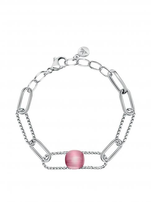 MORELLATO 1930 Bracciale in acciaio con cat eye fucsia - Bracciali Donna