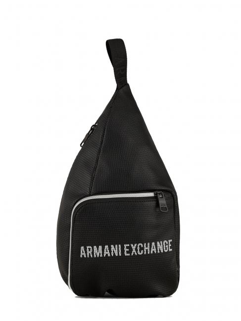 Armani Exchange Zaino Monospalla In Poliestere Nero - Acquista A Prezzi  Outlet!