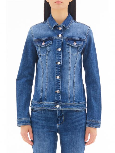 LIUJO RIDER Giacca jeans con bottoni gioiello den.blue dk.seductiv - Giacche Donna