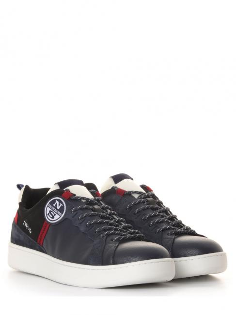 NORTH SAILS TW-01 RECY Sneaker navy/black/redt - Scarpe Uomo