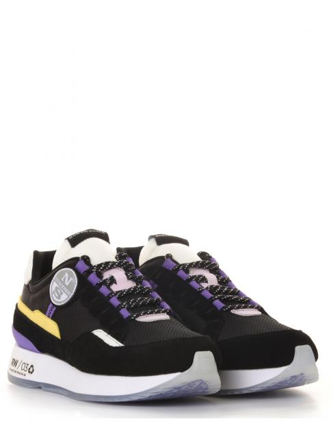 NORTH SAILS RW-03 RECI Sneaker black/yellow/purple - Scarpe Donna