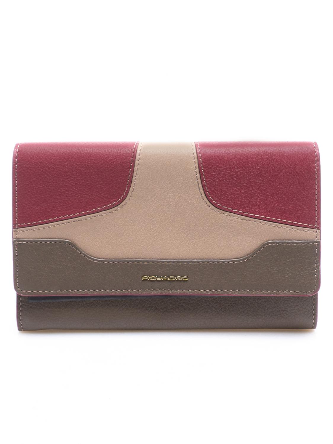 Piquadro Hosaka Pochette A Tracolla In Pelle Bordeaux - Acquista A Prezzi  Outlet!