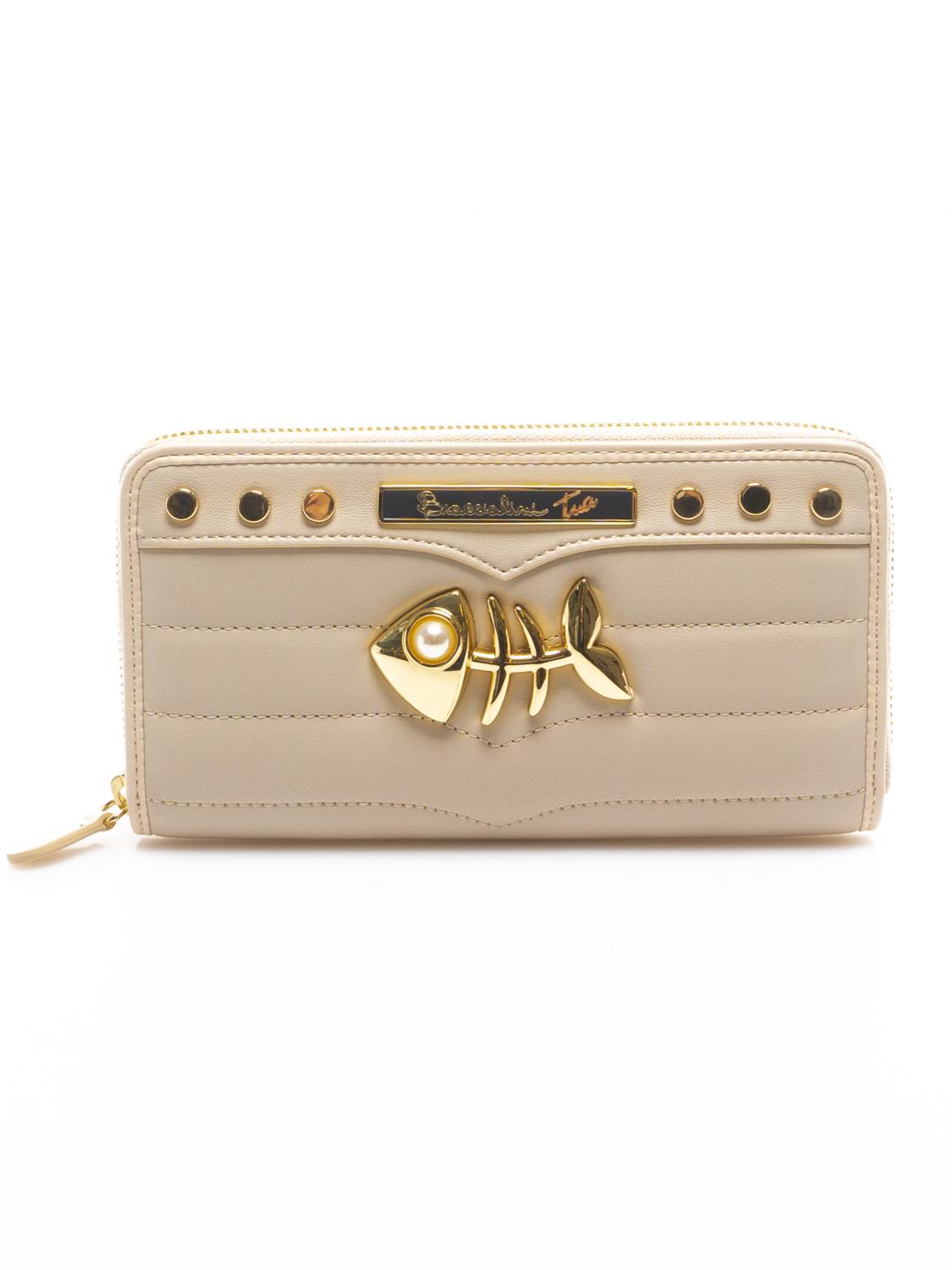 Braccialini Tua Icons Portafoglio Zip Around Beige - Acquista A Prezzi  Outlet!