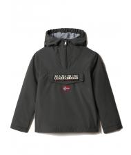 NAPAPIJRI KIDS rainforest winter giacca Windproof jacket with hood dark grey solid - Giacche Bambini - 1