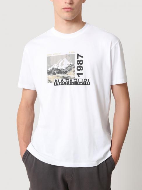 NAPAPIJRI SULE T-shirt in cotone wht grp f8e - T-shirt Uomo