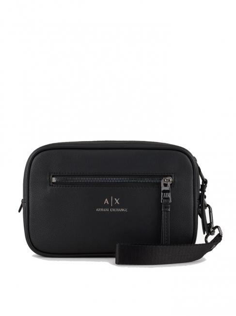ARMANI EXCHANGE Beauty case con tasca frontale e polsierina  Nero - Beauty Case