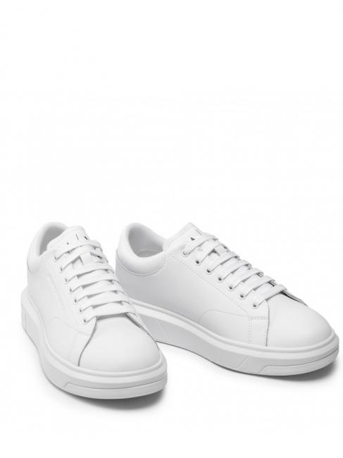 ARMANI EXCHANGE ACTION Sneakers in pelle OP WHITE - Scarpe Uomo