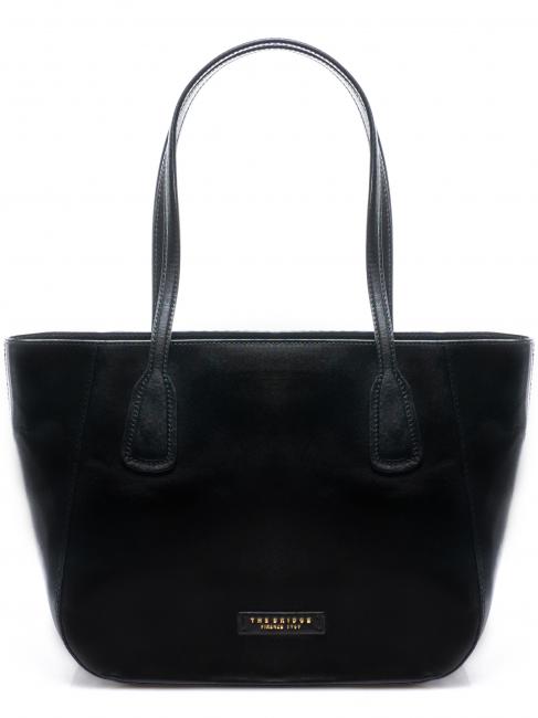 THE BRIDGE MADDALENA Shopping bag in pelle Nero Oro - Borse Donna