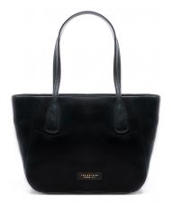 THE BRIDGE MADDALENA Shopping bag in pelle Nero Oro - Borse Donna - 1