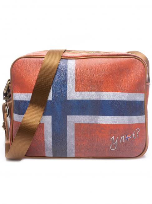 YNOT FLAG VINTAGE Borsa a tracolla norvegia - Borse Donna