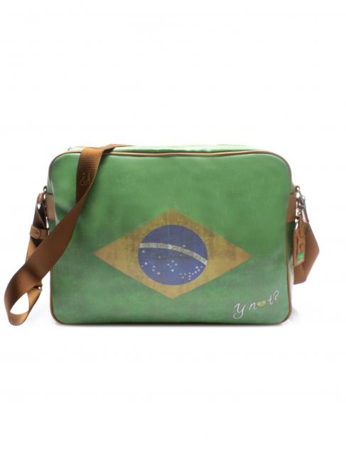 YNOT FLAG VINTAGE Borsa a tracolla media BRASILE - Borse Donna
