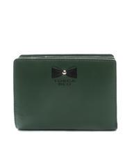 TOSCA BLU BASIC Portafoglio medio in pelle verde - Portafogli Donna - 1