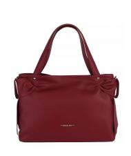 TOSCA BLU SOTTOBOSCO Borsa spalla in pelle con tracolla rossoscuro - Borse Donna - 1
